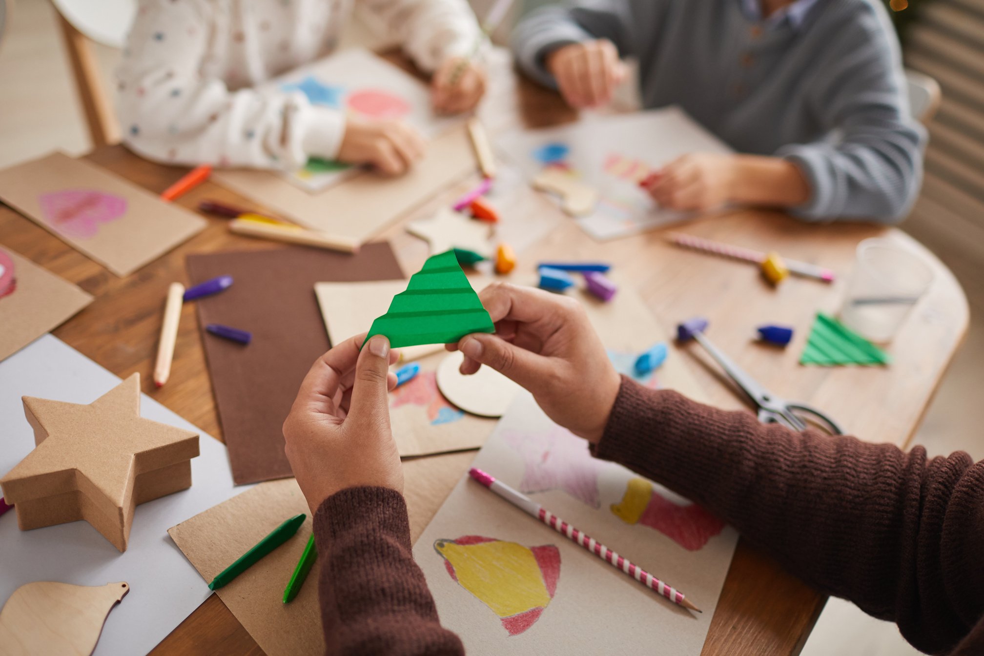 Art and Craft Class on Christmas